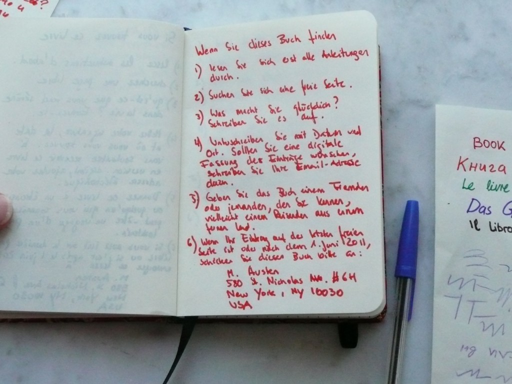 German Instructions to Book of Happiness German Instructions to Book of Happiness